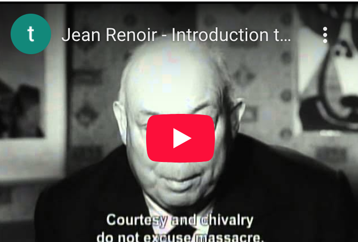 Jean Renoir introduit de La Grande Illusion
